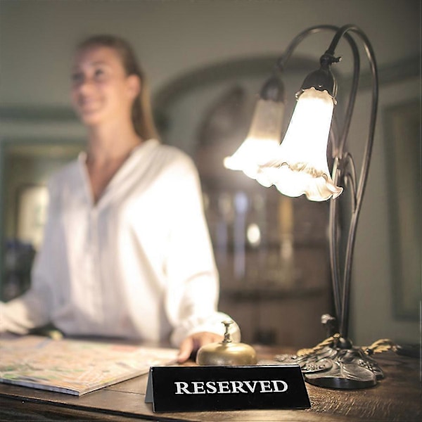 6 stk. Reservert Skilt Reserverte Sitteplasser Skilt Bryllupsfest Restaurant Reserverte Skilt