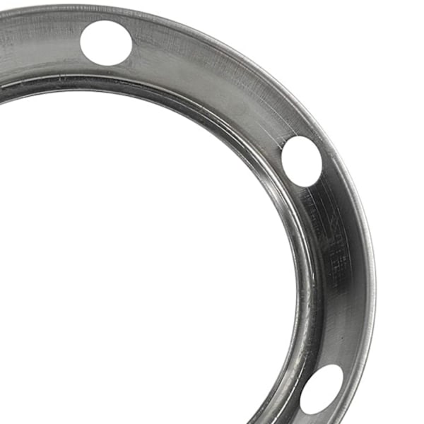 2 STK Rustfrit Stål Wok Ring Metallisk Rund Bund Wok Stativ 26,5x30 cm Universal Størrelse Tommer til