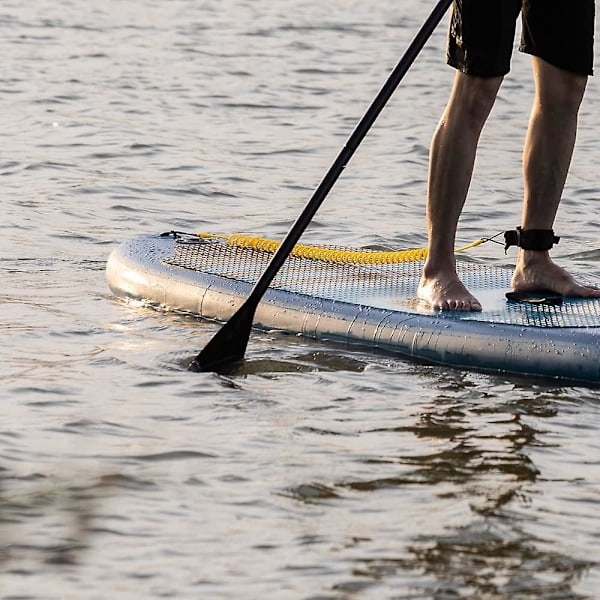 Spiralformad SUP-koppel 10' Surfboardkoppel Sup Benrem Rem för Stand Up Paddleboard