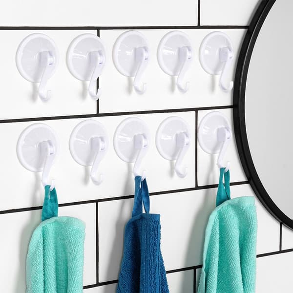 Suction Cup Hook 5.5 cm 10 pcs