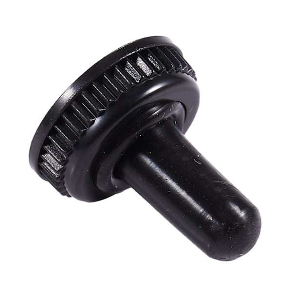 10 x Vandtætte Toggle Switch Kapsler Sort Gummi Dæksel 6mm Diameter