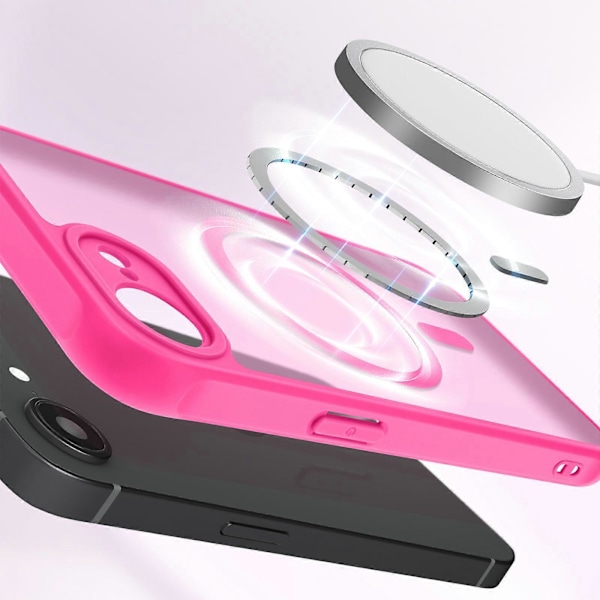 MagSafe-kotelo iPhone 16e Dos Mat Gourd Edge -puhelimelle, Fuschia
