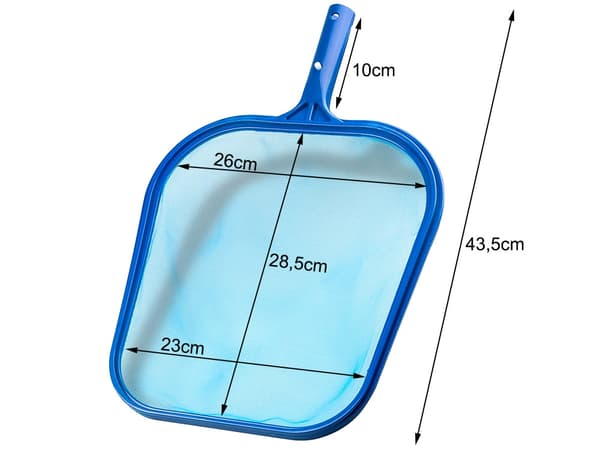 Poolnet til rengøring af pool – 45 x 25 cm