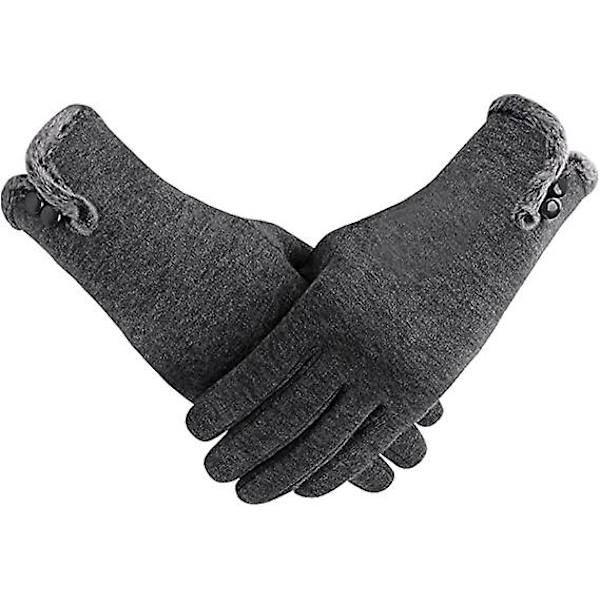 Dame Touch Screen Hansker - Vinterhansker, Varme Touch Screen Hansker Dame Varme Vindtette Hansker