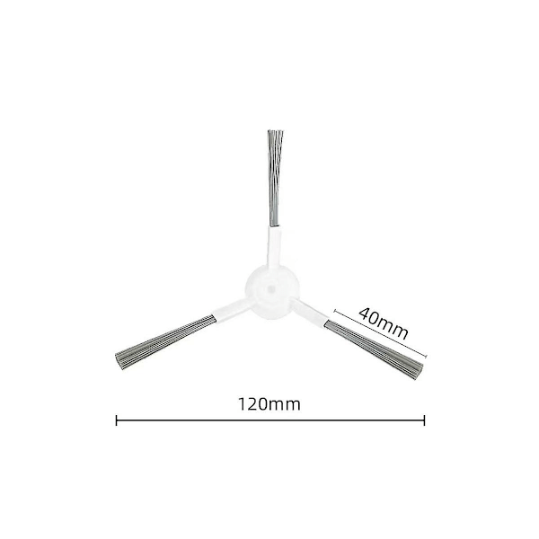 For L10s Ultra / S10 Pro Omni 1s B101cn Robot X10+ Robotstøvsuger Hovedsidebørstefiltre Moppdeler