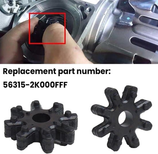 Ratstammkobling - 563152K000FFF - Fleksibel kobling