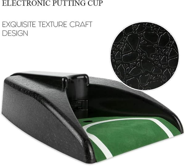 Automatisk golfputterkopp, golfreturmaskin för träning, vinter inomhusutrustning för hemmagolfputthål