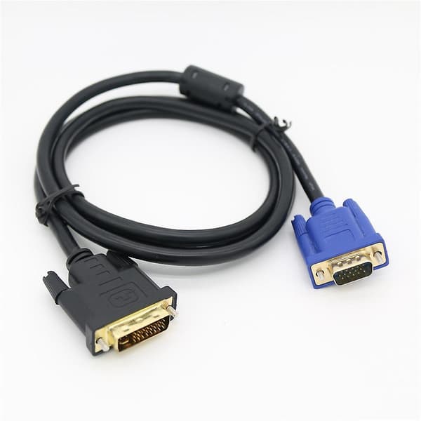 DVI til VGA Kabel VGA til DVI Han til Han HD Kabel