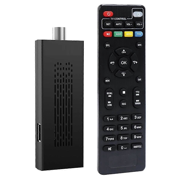 Digital Konverterboks, ATSC TV-tuner Gjemt Bak TV, TV-opptak og Avspilling, TV-tuner+1080P/AV Utgang EU Plugg