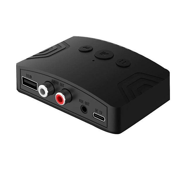 Bluetooth 5.3 Audio Receiver Transmitter 3.5mm AUX RCA USB Stereo Musik Trådløs Audio Adapter til