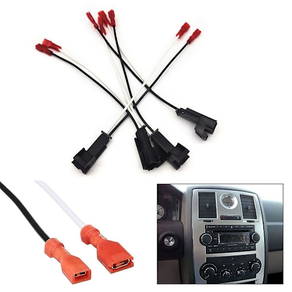 OEM 72-4568 -korvaavat 4 kpl auton kaiuttimen johtosarjan liittimet