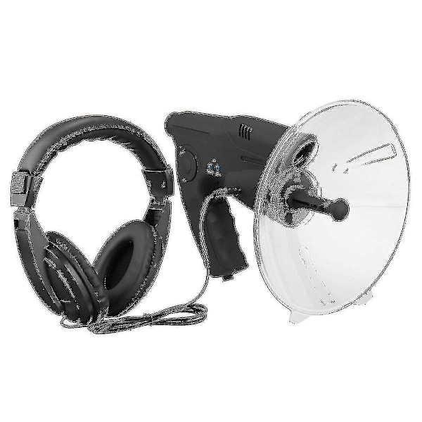 Långdistans Fågellyssning Teleskop 200m - Parabolisk Mikrofon Monokulär X8 Bionic Ear