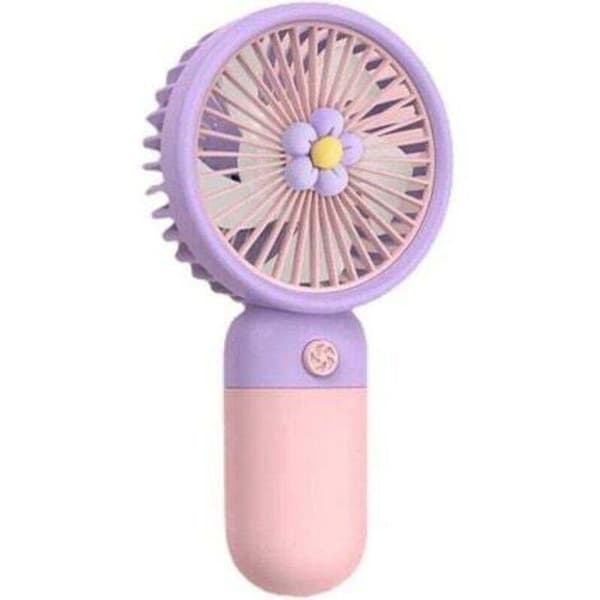 Mini bærbar ventilator. USB genopladelig bærbar ventilator. Søde små køleventilatorer