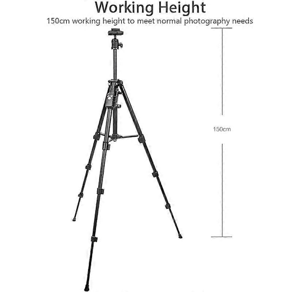 YUNTENG 6109 Kamera Stativ för Överliggande Bilder Universal Mobiltelefon Live Broadcast Fäste