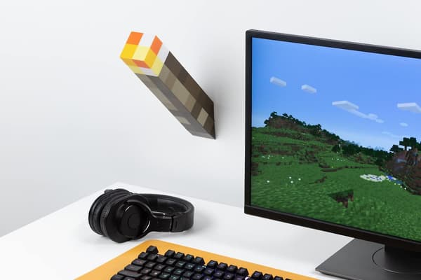 Minecraft Fakkel 2 Lysmoduser 2 Bruksmoduser Batteridrevet