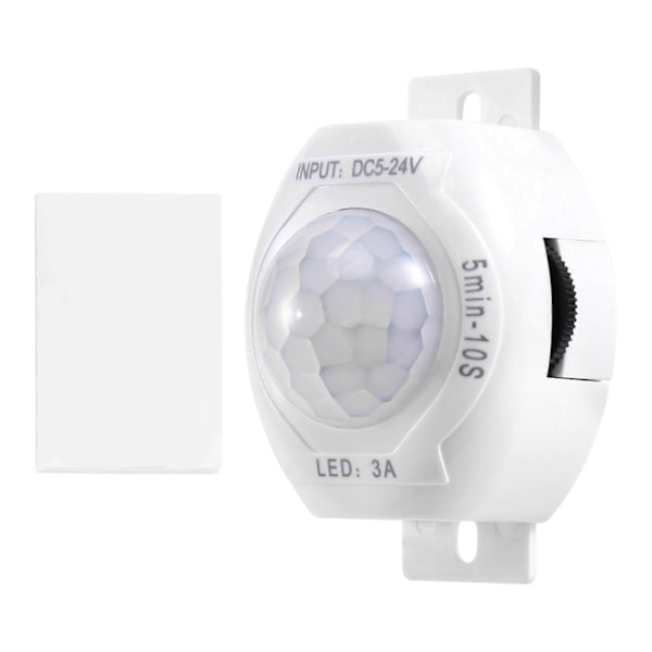 PIR Infrarød Bevægelsessensor Detektor DC5-24V Auto Tænd Sluk Timer Kontakt Hjem LED Lys Krop PIR Bevægelse