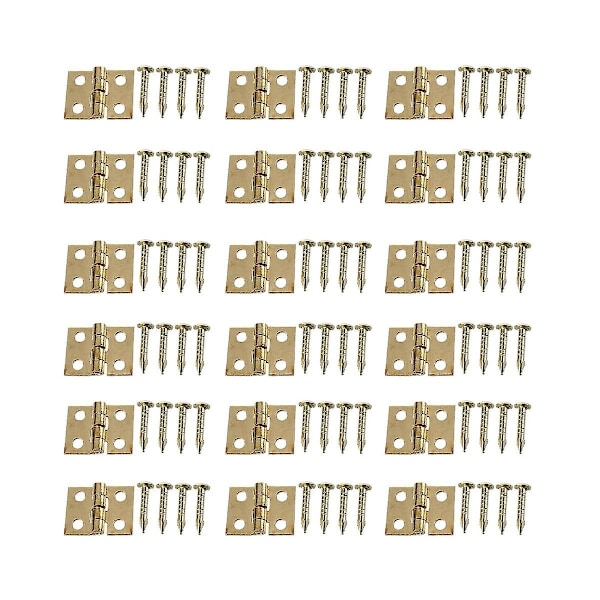 200 st 1/12 Leksaksrums Miniatyr Möbel Skåp Garderob Mini gångjärn