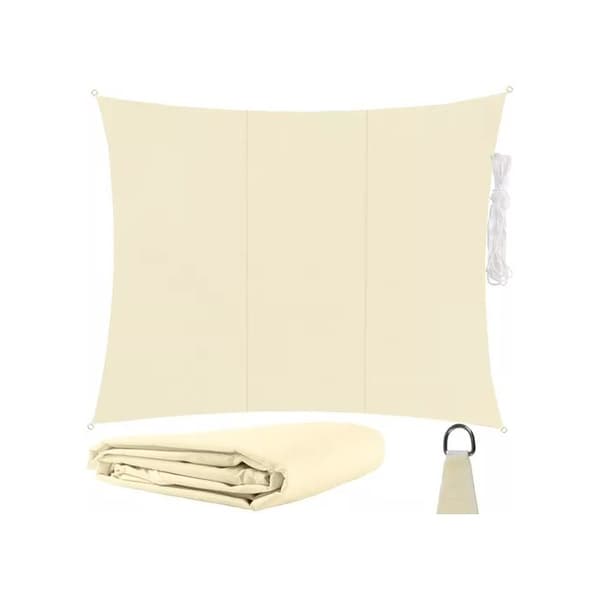 Vedenpitävä purjekangas - 4 x 3 m - 180 g/m² Beige