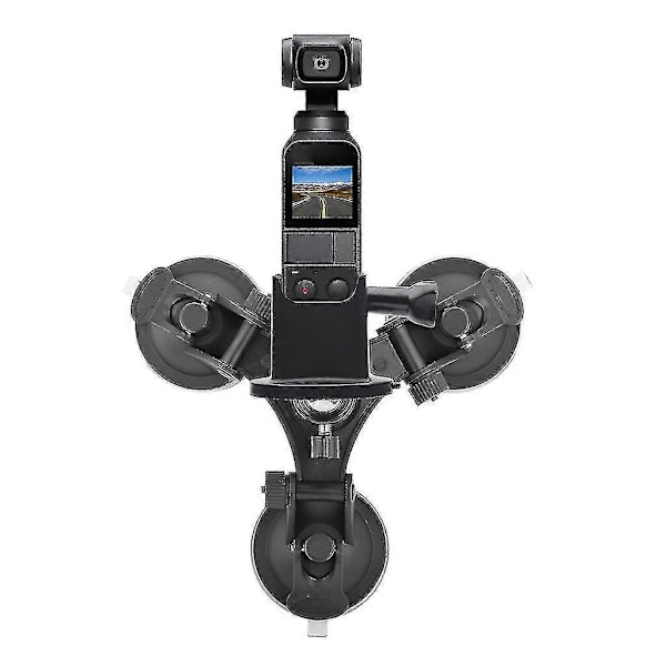 Sugkoppsbilhållare Tripod Mount + Basadapter för OSMO Pocket-YuJia