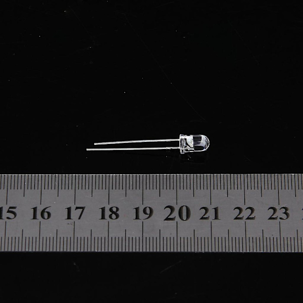 10 stk. 5mm IR LED Infrarød Lysdiode.