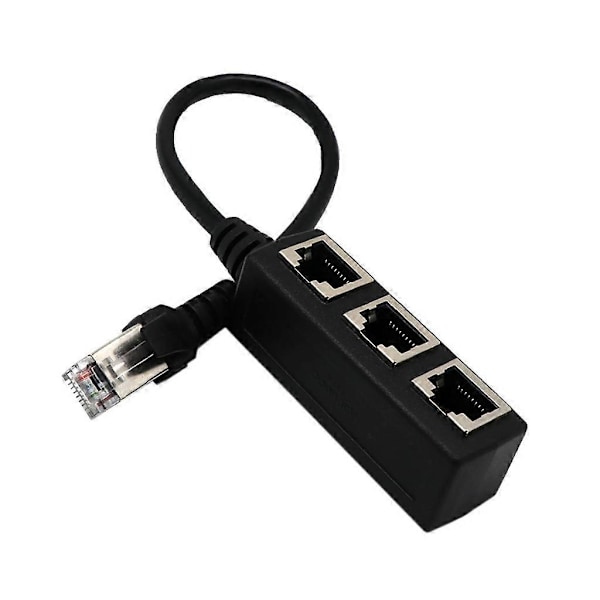 RJ45-jakajaliitin 1–3-suuntaiseen Ethernet-kaapelin pistorasiaan 8P8C-keskitin