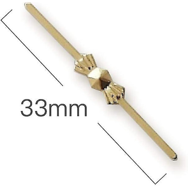 100 stk.-pakke 33 mm Lysekrone Lampe Del Koblinger Klips Sløyfe Pins For Feste Krystaller Perle Deler Lysekrone Erstatninger Belysningstilbehør (go