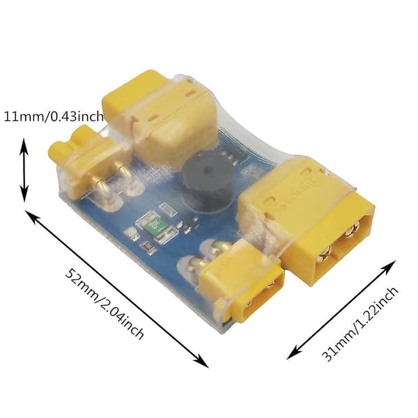 XT30 / XT60 Smart Smoke Stopper Kortslutningsbeskyttelse Plugg for FPV Drone Del
