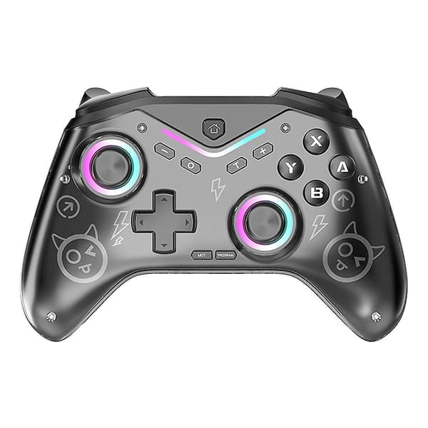 Spillekonsol Trådløs Spilcontroller Programmerbar Gamepad Hall Joystick Support til Switch/Steam /