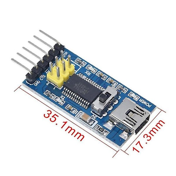 Ft232rl Modul USB til TTL 5V 3.3V Debugger Nedlastingskabel til Seriell Adaptermodul for , Ft232rl Bl