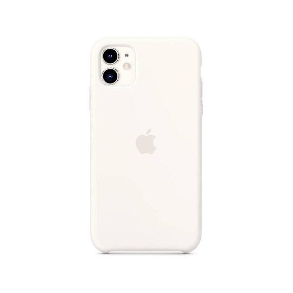 Silikon Deksel til iPhone 11 (1 stk, Hvit)