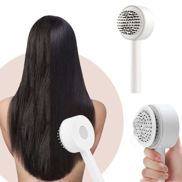 Self-cleaning Hairbrush One Click