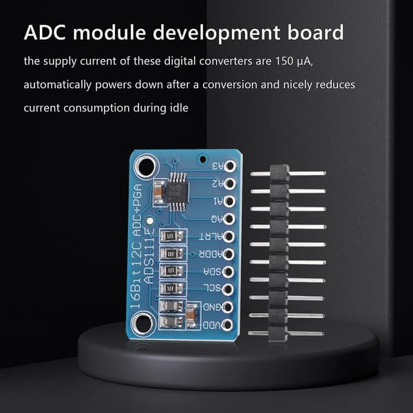 6 stk Ads1115 Analog til Digital Konverter 16 Bit Modul Konverter med Programmerbar Forstærker