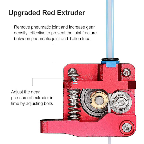 Aluminium 3D-printer Extruder Tilbehør til Ender 3, Ender-5 Serie og CR-10 Serie 3D-printere