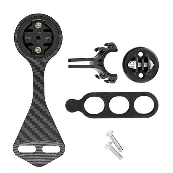 För F12 F MOST Styre Cykel Kolfiberstyre Kolfiber Datorfäste Stöd För Garmin Cateye Igpsp