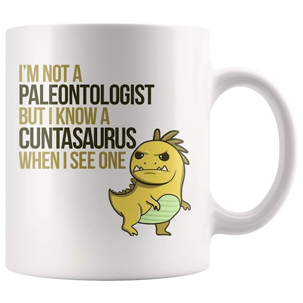 Dinosaur Älä Ole Cuntasaurous Dinosaur Keraaminen Kahvimuki Vesikuppi - TYYLI 2 2025th
