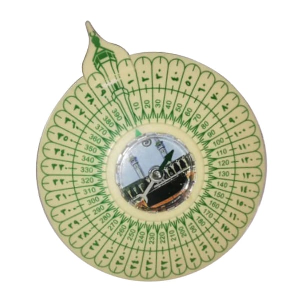 Qibla Hitta Kaaba Fickformat Bärbar Islamisk Bön för Resor