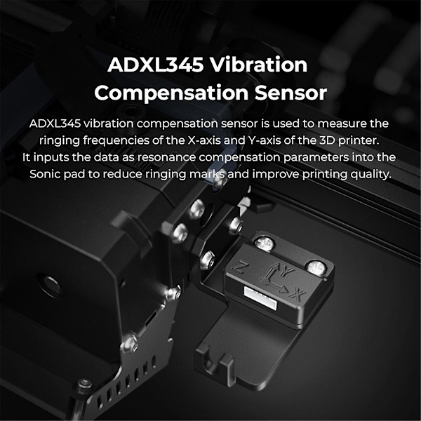 Adxl345 Vibrationskompensationssensor til Sonic Pad Præcis Registreringskontrol Reducerer Ringing