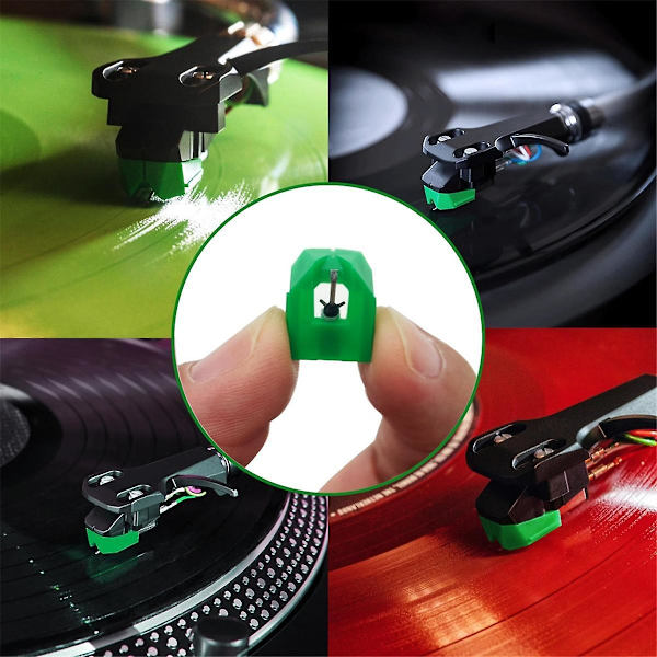 Levy soittimen neulan vaihto AT-VMN95E Stylusille, Elliptisen levysoittimen neula AT-LP120X:lle