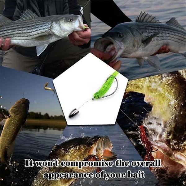 Tungsten Projektil Tungt Fiskeutrustning Trumformad Tungstenkulor Bass 5 Stycken Fiskeutrustning
