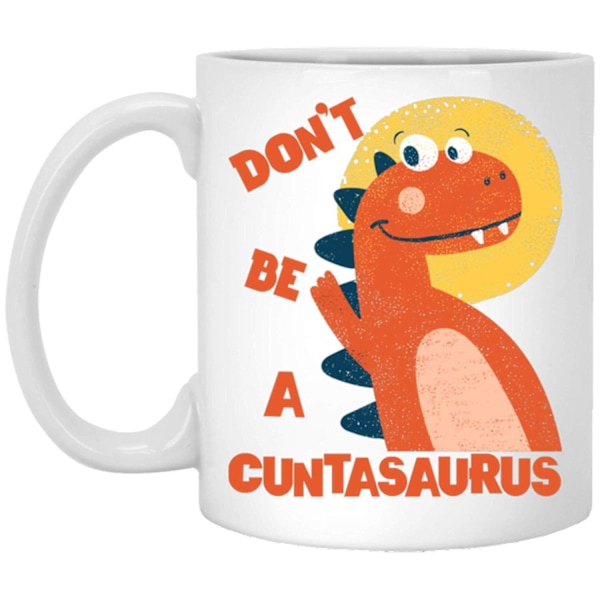 Dinosaurie Var inte en Cuntasaurous Dinosaurie Keramisk Kaffemugg Vattenkopp-STIL 15 2025:e