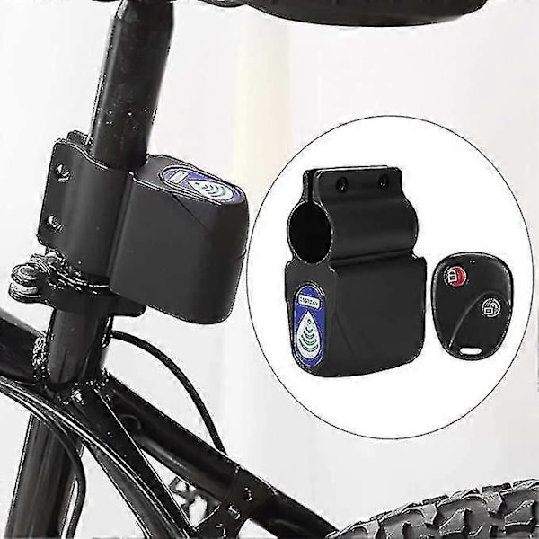Tyverisikret Cykel Lås 120db Alarm Sikkerhedslås 0,1 Kg Ultralet Trådløs Fjernbetjening Cykelalarm