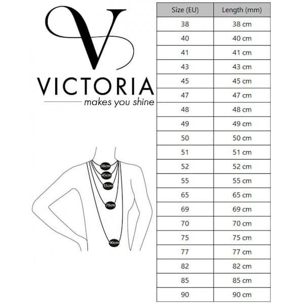 Guldkæde i Victoria-design