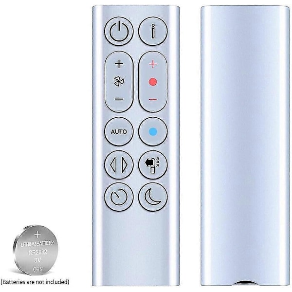 Ny Ersättningsfjärrkontroll för Hot + Purifying Fan Hp04 Hp05 Hp06 Hp09, Luftrenare/Värmefläkt (silver)