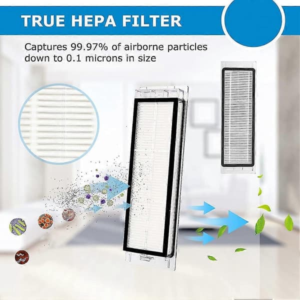 S5 S5 Max S6 S6 MaxV S6 Pure E4 E5 Robotti-imurin varaosat pääsivellin Hepa-suodatin moppi