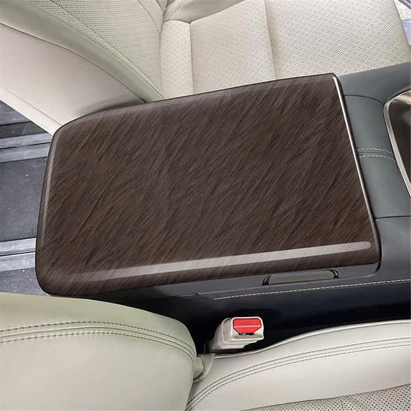 Bil Oppbevaring Ryddig Armlene Boks Panel Deksel Trim For Alphard/vellfire 40 Serie 2023+ Trestruktur