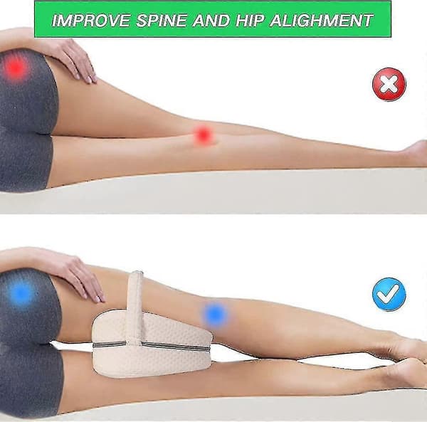 Knepute, benpute Knepute for sidesovere Ergonomisk sidesover