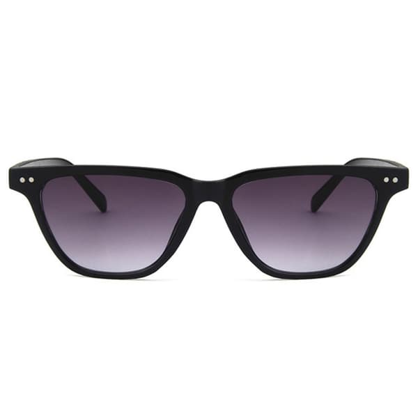 Sorte Retro Wayfarer Solbriller Mørkt Glas