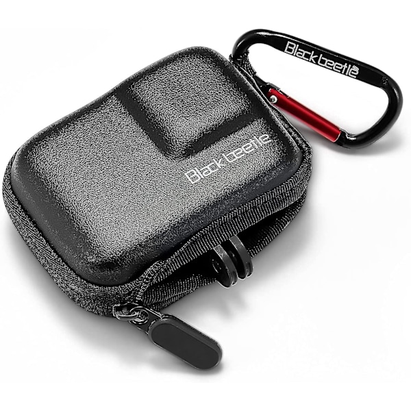 Bæretaske til GoPro 10/9/8/7, mini hårdt etui Bæretaske Rejse Bærbar Opbevaringstaske, sort
