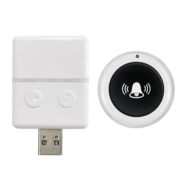 5V USB Plug and Play Trådløs Elektronisk Dørklokke Smart Dørklokke Modtager med Sender 150m Rækkevidde 30 Musik Intelligent Hjem Dørklokker