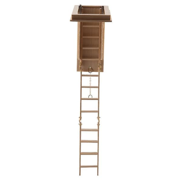 1:12 Mini Modern Miniatyr Möbler Fällbara Vindtrappor Dockhus Dekoration